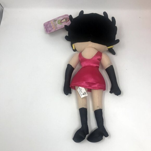 Sugar Loaf Betty Boop Valentine Sugar Loaf Betty Boop Valentine\'s Pink Gown Dress with Pearl Necklace Plush Doll